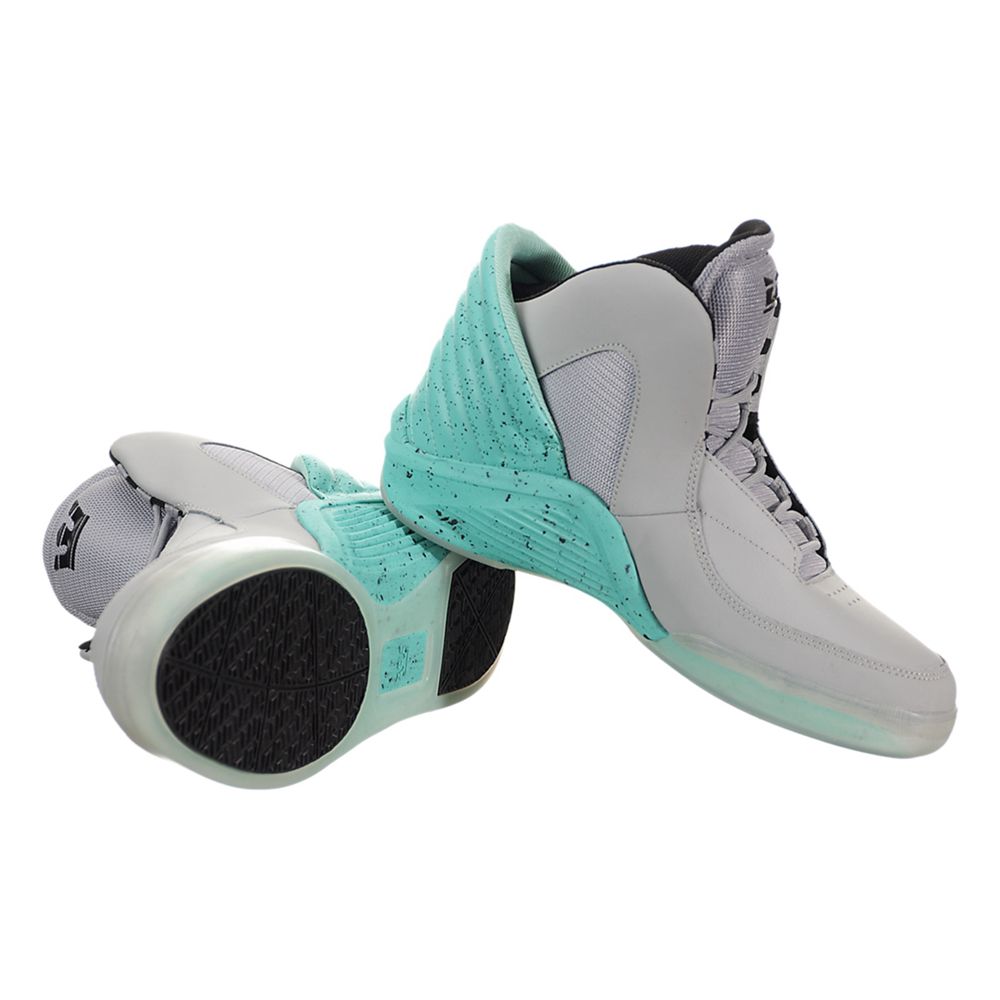 Baskets Supra Chimera x Lil Wayne Grise Turquoise Silver/Sea Foam-Clear Homme | STW-75802268